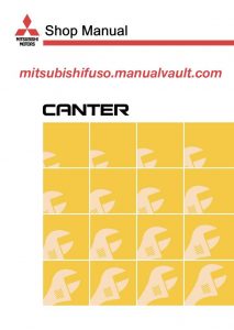 1997-2007 Mitsubishi FUSO Canter FE, FB (EUROPE) Truck Service Manual PDF Download